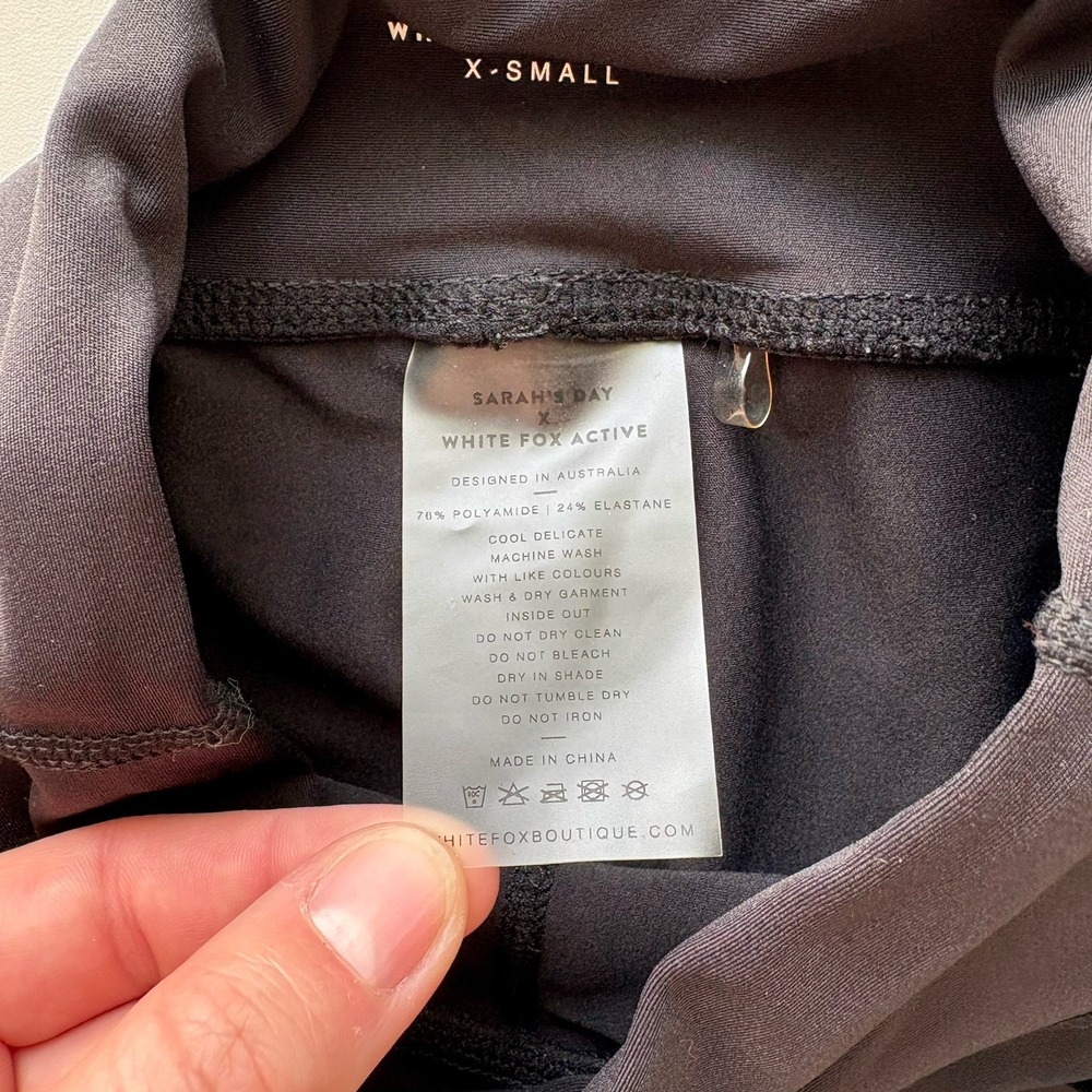 Sarah's Day x White Fox Active Blackout Leggings • X Small - Picture 12 of 12